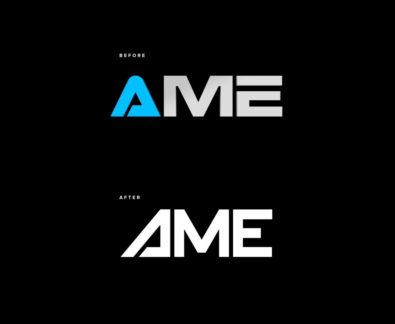 AME logo design by Kaliber Studio