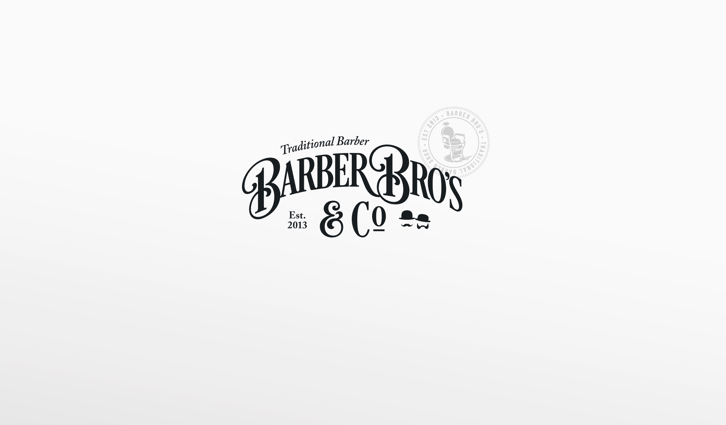 Barber Bro's & Co logo design by Kaliber Studio