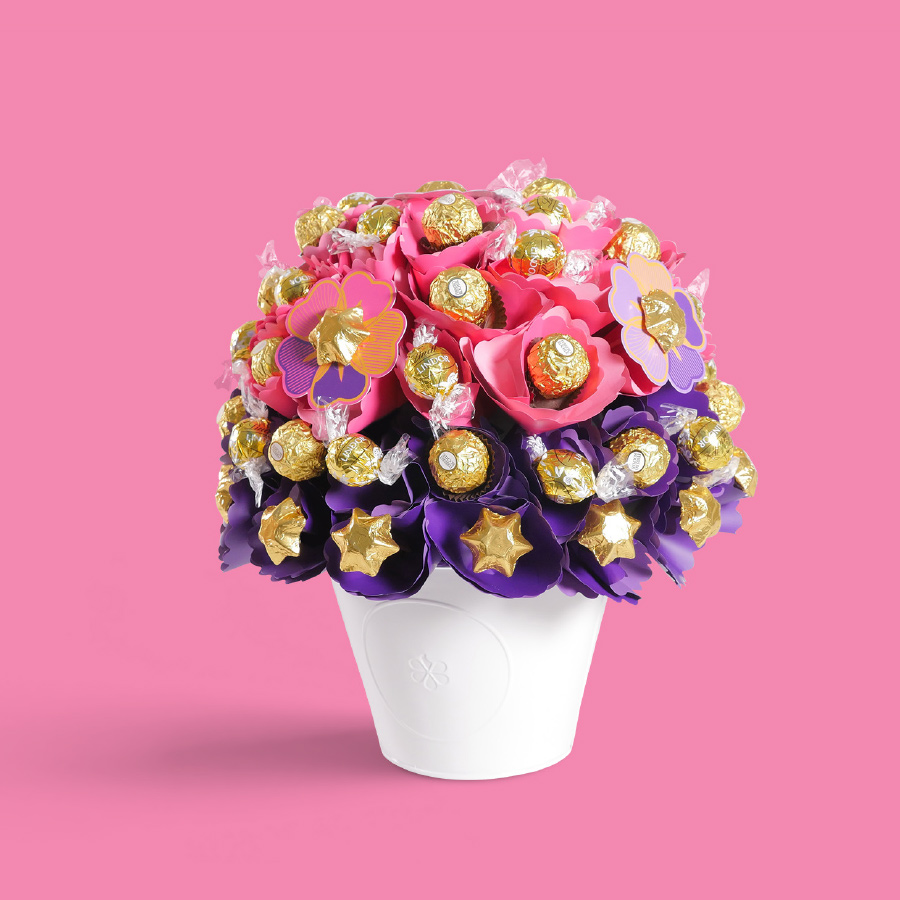 Edible Blooms graphic design by Kaliber Studio