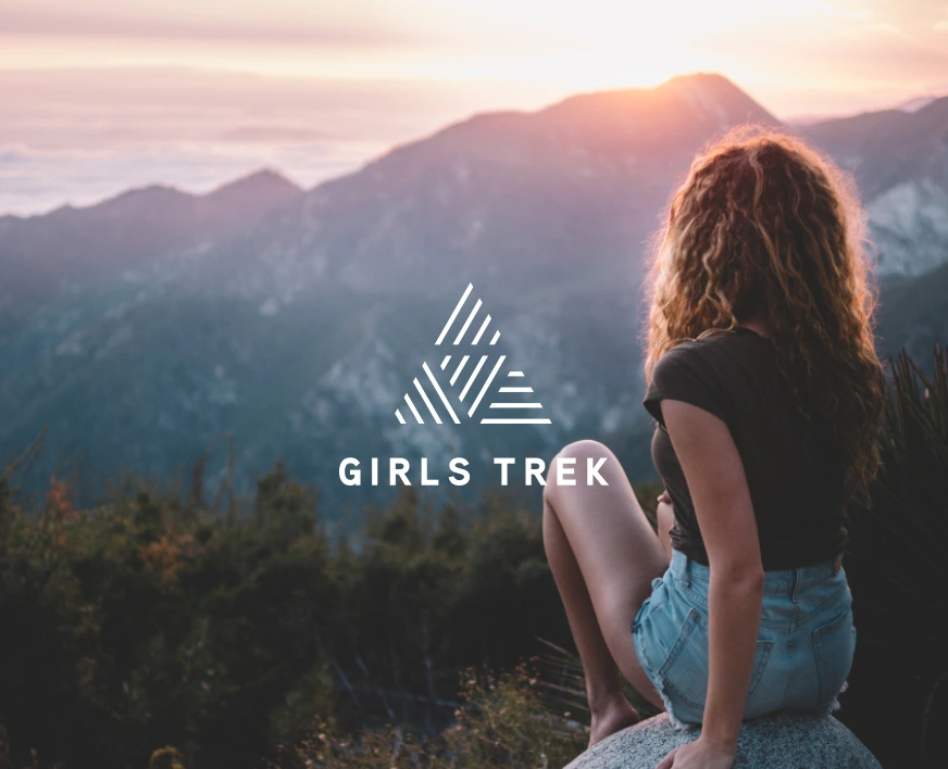 Girls Trek logo design by Kaliber Studio