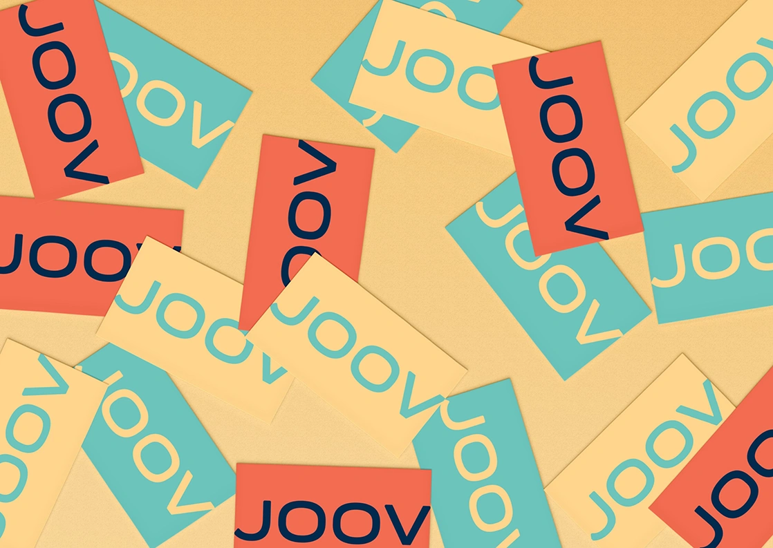 JOOV business card design by Kaliber Studio