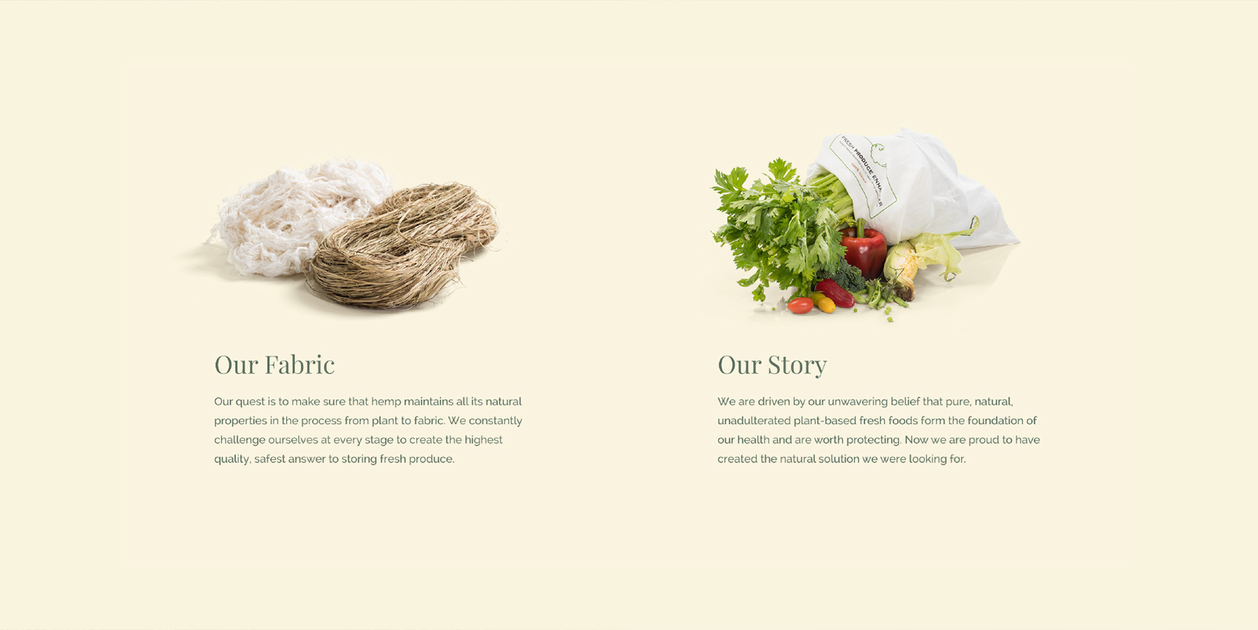 Stored Naturally e commerce website design by Kaliber Studio
