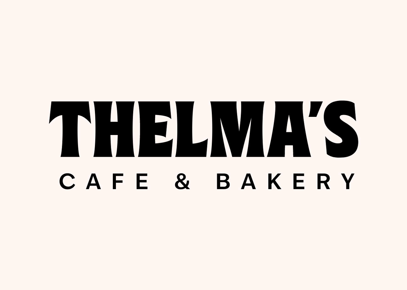 Thelma's Cafe & Bakery logo design by Kaliber Studio